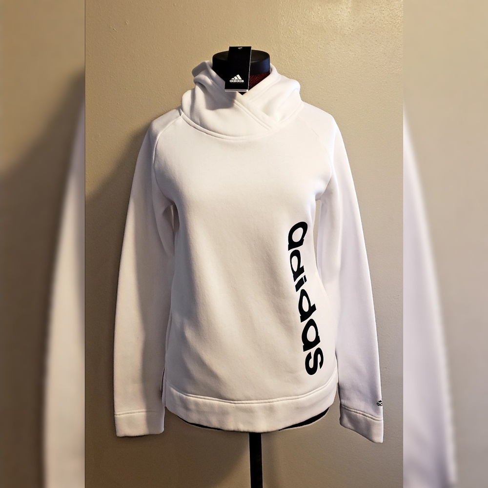 Adidas pull over hoodie, size small